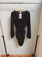 Nowa czarna sukienka dekolt S/M Pakuten