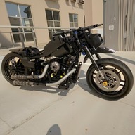 Klocki konstrukcyjne Motocykl Chopper 33 cm