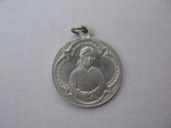 ŚW. MAŁGORZATA SINCLAIR ŚWIĘTA RODZINA przedwojenny MEDALIK 1925
