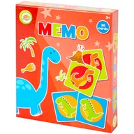 Gra Pamięciowa MEMORY MEMO PAMIĘĆ Dinozaury