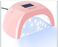 LAMPA DO PAZNOKCI UV LED 80W | DO HYBRYD ŻELI MOCNA | BOLASEN | RÓŻOWA