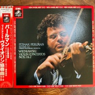 Wieniawski Itzhak Perlman, Seiji Ozawa, NM/EX+ Japan Obi LP 1973 Angel