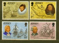 ANGLIA, JERSEY** 200 lat niepodległośći USA, żaglowce, Waszyngton Mi 149-52