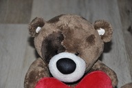 pluszak maskotka Miś Misio Big foot z serduszkiem