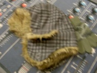 CZAPKA USZANKA H&M ocieplana WSPANIAŁA Ob.54