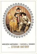 TSS STEFAN BATORY -jadłospis -Wieczór Kapitański Kanał La Manche 1973 rok