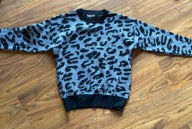 Vintage dressing szary panterka sweter 38 40