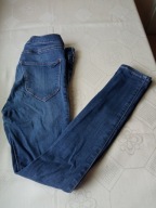 Hollister spodnie jeans elastyczne r XXS pas 60-66cm