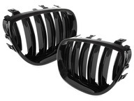 NERKI ATRAPA GRILL KRATKA CZARNY POŁYSK do BMW E60 E61 M5