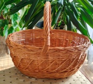 Koszyk wielkanocny z polskiej wikliny