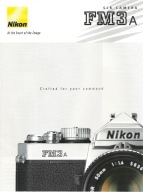 Katalog Prospekt Nikon FM3A 8 stron 2004 rok E