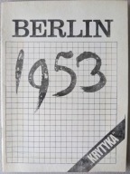 BERLIN 1953 Biblioteka kwartalnika politycznego "Krytyka" II obieg
