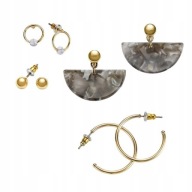 ZESTAW 4 PAR KOLCZYKÓW LEONIE AVON