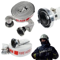 WĄŻ STRAŻACKI DO SZAMBA SZYBKOZŁĄCZA DO POMPY PARCIANY 2 CALE 52 MM 20 M