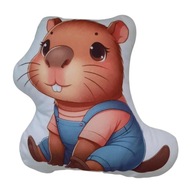Capybara Kapibara przytulanka kształtka poduszka do przytulania