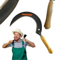 SIERP HARTOWANY AQQ 35 cm DO TRAWY CHWASTÓW ZBÓŻ OGRODOWY ROLNICZY GŁADKI