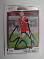 Karta panini autograf Czechy Tomas Soucek Fifa Score