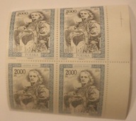 Poczet Króli i Książąt Polskich 1991 LESZEK BIAŁY - 4 CZWÓRKA, CZYSTE