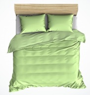 pościel z flaneli 140x200 + 1x70x80 guzik F 234 seledyn