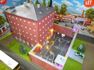 Więzienie z Figurkami i Modułem Dźwiękowym oraz z Oświetleniem LED w H0