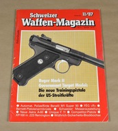 SCHWEIZER WAFFEN-MAGAZIN 11/1987 B.CIEKAWY RZADKOŚĆ
