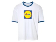 LIDL BAWEŁNA BIO t-shirt OVERSIZE fan LIDLA logo koszulka NOWY XL
