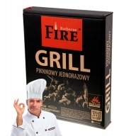 3x GRILL JEDNORAZOWY FIRE BBQ WĘGIEL PODPAŁKA RUSZT PIKNIK PLAŻA NORMA CE