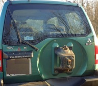 $- Mitsubishi Pajero PININ 3D 5D 1.8GDI 98-07 klapa tył komplet szyba BDB