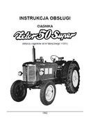 Zetor 50 Super - instrukcja obsługi ciągnika kołowego PL