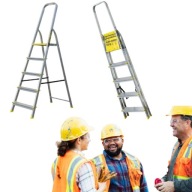 DRABINA ALUMINIOWA ROZKŁADANA 5 STOPNIOWA 120 KG BAYERSYSTEM