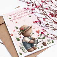 Kartka okolicznościowa Walentynkowa 14,8x21 Powiem Ci w sekrecie