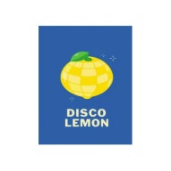 Plakat „Disco Lemon” – Ilustracyjny Plakat Retro Pop