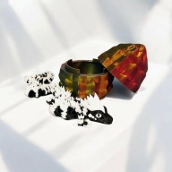 Crystal Dragon Smok3D Kryształowy figurka smoka 35cm z jajkiem Multivers3D