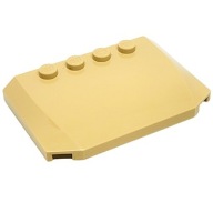 Lego Dach / Maska 4 X 6 Do Auta 52031 Tan 3szt Nowe