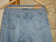 SPODNIE -LEVIS STRAUSS -501JEANSY DAMSKIE -R-26/30-PAS-75CM.,