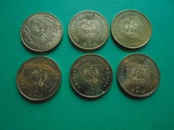 MONETA 2 zł WOJEWÓDZTWO OPOLSKIE MAZOWIECKIE KIELCE RZESZÓW KRAKÓW 2007 x 6