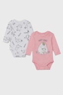 Body niemowlęce MOOMIN/MUMINKI 2-PAK roz. 62/68