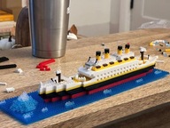 Zestaw Klocków Titanic Duży 32cm 607el Klocki