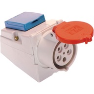 Gniazdo ścienne CEE 400 V 16 A, typ kombi NF