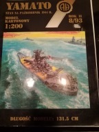 Pancernik Yamato skala 1:200