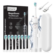 Szczoteczka soniczna magnetyczna 97000 obr/min - 8 końcówek, 5 trybów!