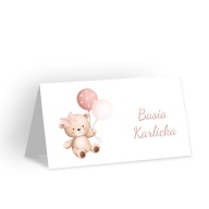 Winietki Personalizowane 6szt Urodziny Roczek Chrzest