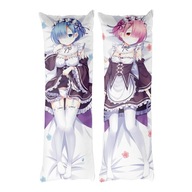 Poduszka Dakimakura Rem and Ram - Re Zero Anime Długa poduszka przytulanka