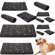 LEGOWISKO DLA PSA MATERAC WODOODPORNY PODUSZKA MATA POSŁANIE SZARY 100x70CM