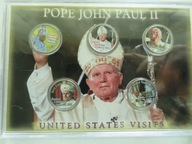 USA - Jan Paweł II na monetach 1/4 $