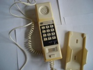 Telefon słuchawka z lat 80 tych klawiatura