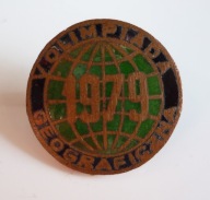 OLIMPIADA GEOGRAFICZNA 1979 odznaka szkolna geografia
