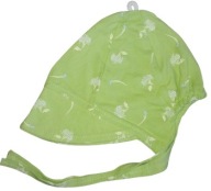 Czapka dziecięca niemowlęca wiązana z daszkiem