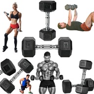 HANTEL HANTLA 5KG OGUMOWANY SOLIDNY WYTRZYMAŁY STALOWY CIĘŻAREK ACTIV/SPACE