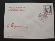 Wybitni działacze SD - Wincenty Rzymowski - FDC ze znaczkiem Fi 2820